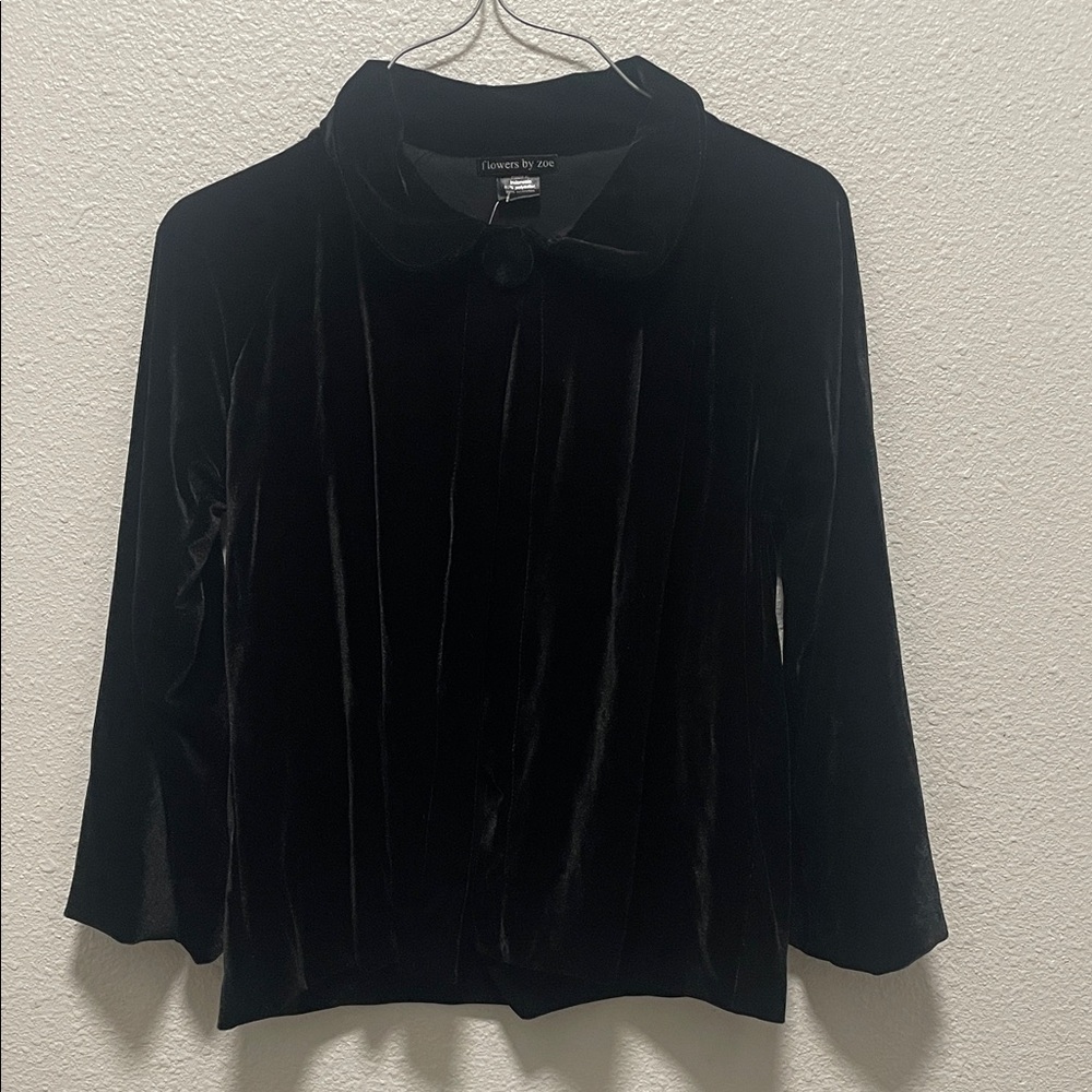 Flowers by Zoe Black Velvet Jacket